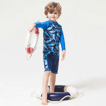 Et Sæt 2stk Drenge Badedragt med UV-Beskyttelse Shorts Til Børn Tegnefilm Kufferter Baby Badetøj Børn Dykning Passer Beach Wear Boxershorts M-XXL