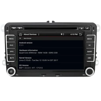 Eunavi 2 Din Android 7.1 Bil Audio Bil DVD-Afspiller GPS Radio For VW GOLF 6 Bora Polo JETTA PASSAT B6 Tiguan SKODA OCTAVIA 3G OBD