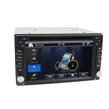 Eunavi universal Car Radio Dobbelt 2 din Bil DVD-Afspiller GPS-Navigation I streg Bil PC Stereo Head Unit video+Gratis+Gratis Cam!