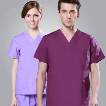 Europa style Fashion Medicinsk Passer kitlen Kvinder Hospital Krat Uniformer sæt Design Slim Fit Åndbar mænd Medicinsk Uniform