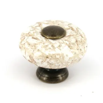 Europæiske keramiske brystet drejeknapper 32mm porcelæn marmorgulv, garderobe døren træk i håndtaget, skab møbler skuffe greb