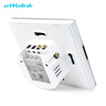 EWelink Standard 1 Gang Trådløs Kontrol af Lys Skifter, Væg Touch Skifte, WIFI Kontrol Switch via Smartphone til Smart Home