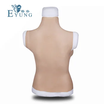 EYUNG halv krop solid 70C cup bryst form for kvindelige transvestit Høj simulation brystplade til drag queen falske bryster ryste