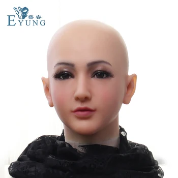 EYUNG Realistisk maske Gudinde Claire for cosplay Top maskerade silikone Høj simulation maske for transvestit ansigt drag queen