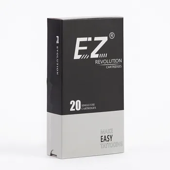 EZ Revolution Tatovering Nåle Patron Runde Liner # 12 (0,35 mm) Long Taper 5,5 mm Tattoo Kit Tilbehør Forsyning 20 stk /kasse