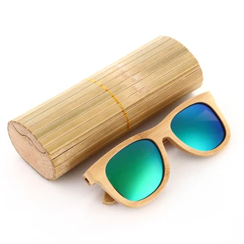 EZREAL Bambus Solbriller Mænd, Træ-Solbriller, polariserede Brand Designer Spejl Oprindelige Træ Sol Briller Oculos zonnebril