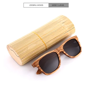 EZREAL Virkelige Top Bambus-Træ, Træ-Solbriller, Polariserede Håndlavet Træ Herre Solbriller, solbriller til Mænd Gafas Oculos De Sol Madera