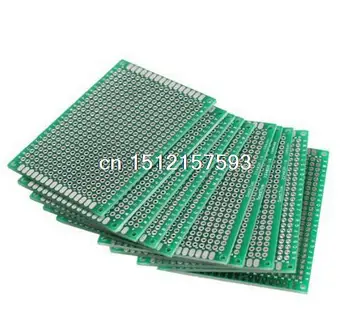 F08382 10 STK 5x7cm Breadboard PCB Strip Matrix Bord PCB board +Gratis Skibet