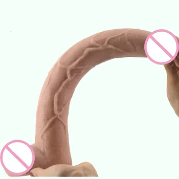 FAAK 15.5 tommer Super Stor Dildo Med sugekop Realistisk Penis Stor Consoladores Giant Dildo Voksen Sex Legetøj til Kvinder