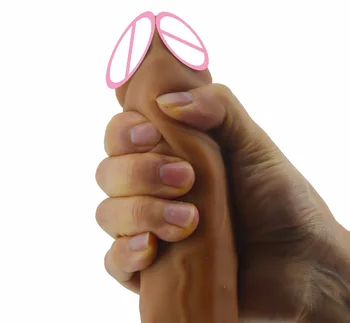 FAAK dobbelt lag silikone realistisk dildo mandlige penis hud touch big cock suge fleksibel falske pik sex legetøj til kvinder, sex shop