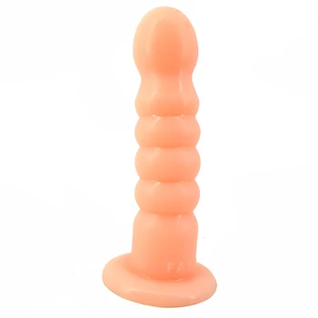 FAAK-Perler anal plug suge-sort dildo sex legetøj til kvinder, mænd falske penis, anus massage bolde butt plug sex shop fleksibel pik