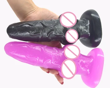 FAAK store Dyr hund dildo med sugekop wolf penis sex legetøj til kvinder billige sex produkter, anal plug lesbisk flirt erotisk butik