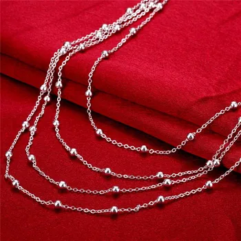 Fabrikken pris, høj kvalitet smykker Europæiske og Amerikanske mode 925 sølv, fashionable sælger kæde kæde N751