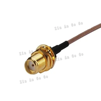 Fabrikken salg RF-koaksialkabel BNC til SMA-stik BNC han til SMA kvindelige Jack RG316 Pigtail kabel-15cm gratis shipp