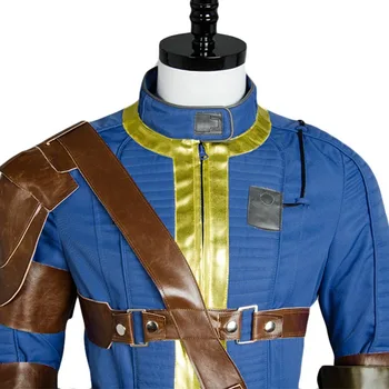 Fallout 4 FO Nate Cosplay Kostume Vault #111 Tøj Buksedragt Uniform, den Eneste Overlevende Halloween Fest Kostumer Til Voksne Mænd Kvinder