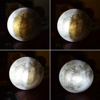 Fantastiske LED-Healing Moon Night Lampe med Fjernbetjeningen dekoration indendørs led væglampe