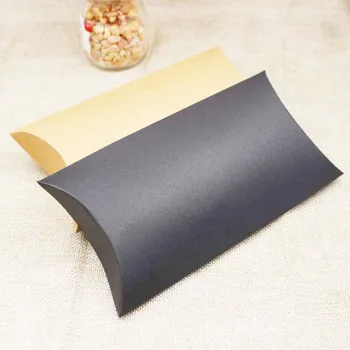 FeiLuanCustom stor pude gaveæske slik fordel kassen kraft/sort farve papir smykker pakning & display box 100pcs per masse
