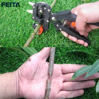 FEITA Beskæresakse Scissor Professionel Frugt Bonsai-Træ Podning Af Vaccination Kniv Skære Beskæreren haveredskaber med 2 Knive