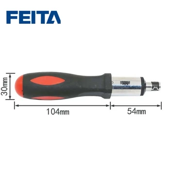 FEITA To-vejs Skralde Skruetrækker Sæt Hand Tool Kit med Universal Fleksible Aksel, der 9Pcs Skruetrækker med Bits Forbundet Stang Magnetizer
