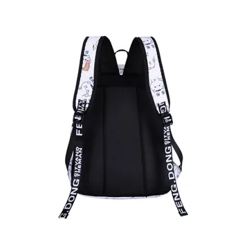 FengDong mærke rygsæk til piger skoletasker kvindelige sød lille sort taske rygsække til teenage-piger nye år julegave