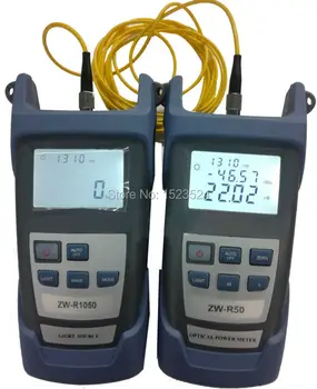 Fiber Optiske Multimeter -50~+26dBm Håndholdte Fiber Optisk Power Meter + Fiber Optisk Lys Kilde 1310/1550nm