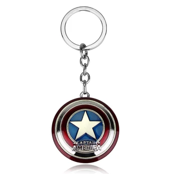 Film-Serien The Avengers Karakter Captain America Skjold Legering Nøglering Action Figur Nøglering Nøglering Til MenBoy Gave