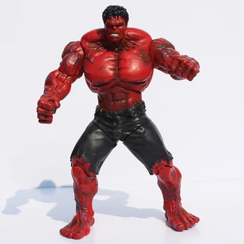 Filmens superhelt Hulk PVC-action Figur toy 25cm Rød Grønne Hulk Hulk Tal Legetøj med Gratis Forsendelse