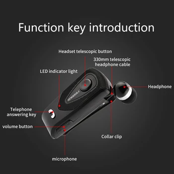 FINEBLUE F930 Oprindelige Trådløse Bluetooth Håndfri Hovedtelefoner-bærbarhed skalerbar Earbud Hovedtelefon med Mikrofon til PC