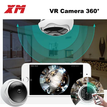 Fish Eye Kamera 5MP 360 graders Panorama, WiFi Kamera HD IP-Kamera Wireless Home Smart Security Kamera P2P Web-IP-Cam