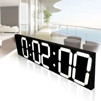 Fjernbetjeningen Oversize Led Wall Clock 3D Stor Skærm Digital Timer 6 Cifre Stopur, Countdown-Vækkeur