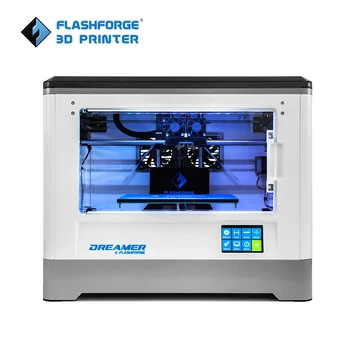 Flashforge 3D-Printer Drømmer WIFI og touchscreen med CE FCC-Certifikat Dual Ekstruder Helt Lukket Afdeling W/2 Gratis Spool