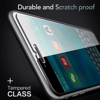 FLOVEME Screen Protector Til iPhone 7 Glas Til iPhone 5 5S SE Hærdet Glas 7 8 Plus 6 5S Plus Film Glas 2.5 D 9H Protecter