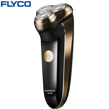 FLYCO professional 3 floating heads elektrisk shaver til mænd med pop-up Trimmer hovedet Fuld vaskbar razor charge-indikator FS360