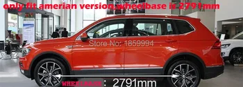 For 2016 2017 2018 VW Tiguan mk2 allspace Amerika version bil styling nederste bageste Kofanger trim dække