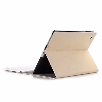 For Apple iPad 2 3 4 Magnetisk Aftageligt Bluetooth Tastatur Portefølje Folio Slim PU Læder Cover Til ipad 3 ipad 4