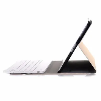 For Apple iPad 2 3 4 Magnetisk Aftageligt Bluetooth Tastatur Portefølje Folio Slim PU Læder Cover Til ipad 3 ipad 4