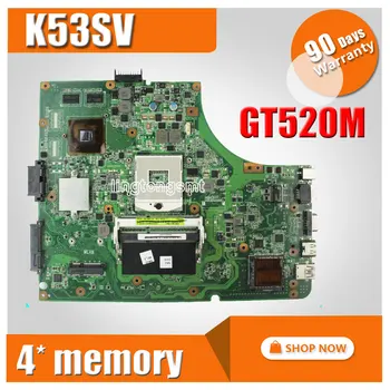 FOR ASUS K53SV Laptop bundkort P53SJ K53SV k53S X53SV A53S Bundkort N12P-GS-A1 REV 3.1/3.0 HM65 1G GT520M bundkort