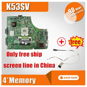 For ASUS X53S A53S K53SJ K53SC P53S K53SM K53SV laptop bundkort 2.1,2.3,3.0,3.1 DDR3 bundkort fuldt ud testet Oprindelige