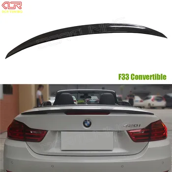 For BMW F33 Konvertible 4-Serien 420i 428i 435i F83 M4 Performance Style Carbon Fiber Bageste Bagagerummet Spoiler 2016 - UP