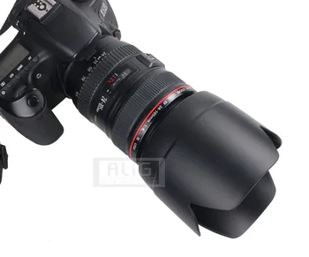 For CANON EF 24-105mm f/4L IS USM Kamera Modlysblænde 77mm Filter Bajonet (Uforenelig med Full-Frame DSLR -)