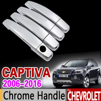 For Chevrolet Captiva 2006-2016 Krom Håndtag Dække Trim Sæt Holden Daewoo Winstorm 2008 2013 Bil Bil Styling Tilbehør