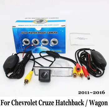 For Chevrolet Cruze Hatchback / Vogn 2011~2016 / RCA-Ledning Eller Trådløse Bil Parkering Kamera / HD CCD Night Vision bakkamera
