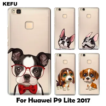 For coque Huawei P9 lite 2017 tilfælde Sød hund Blødt TPU cover til Huawei P9 lite 2017 sag nye ankomst til Huawei P9 lite 2017