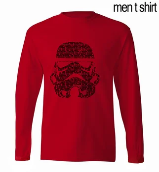 For filmens fans af Star Wars Jedi knight cool mænd med lange ærmer o-neck t-shirts 2017 nye forår bomuld af høj kvalitet, man t-shirt