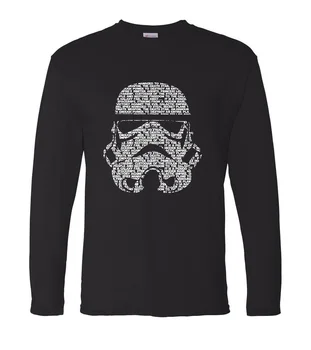 For filmens fans af Star Wars Jedi knight cool mænd med lange ærmer o-neck t-shirts 2017 nye forår bomuld af høj kvalitet, man t-shirt