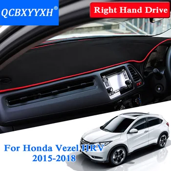For Honda Vezel HRV-2018 højrestyret Dashboard Mat Beskyttende Interiør Photophobism Pad Skygge Pude Bil Styling