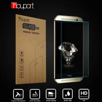 For HTC M9 Glas 0.26 mm 9H 2.5 D Premium Hærdet Glas Til HTC One M9 Plus Skærm Protektor Beskyttende Film Retail Box M9 +