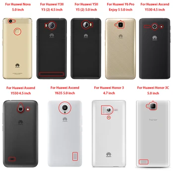 For Huawei Honor 3C 4A 4C 4X Spille 5C 5X 6X Plus 7 V8 Lite Nova Y3ii Y5ii Y6 Pro Y530 Y550 Y635 G620S Hård Plast Telefonen Sag