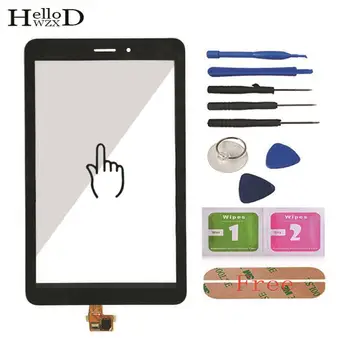 For Huawei Mediapad T1 8.0 3G-S8-701u / Ære Pad T1 S8-701 Touch Screen Digitizer Touch Glas Panel Foran Linsen Selvklæbende Sensor