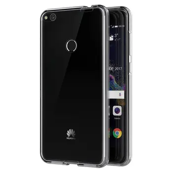 For Huawei P8 Lite 2017 Clear TPU 360 Graders Full Body Front & Tilbage Bløde Tilfælde Silikone Gummi Cover Til Huawei P9 Lite 2017 P10